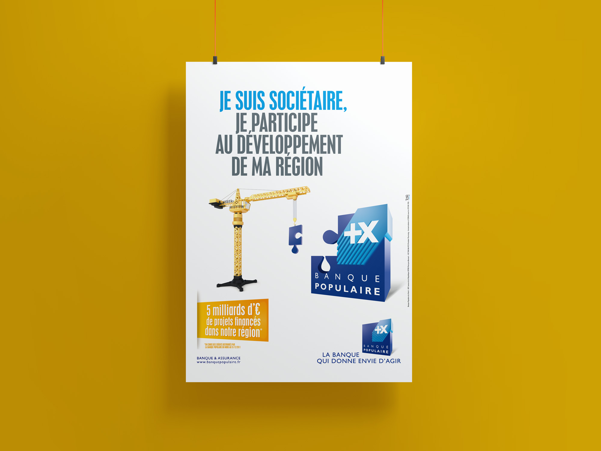 Banque populaire - Affiches sociétaires