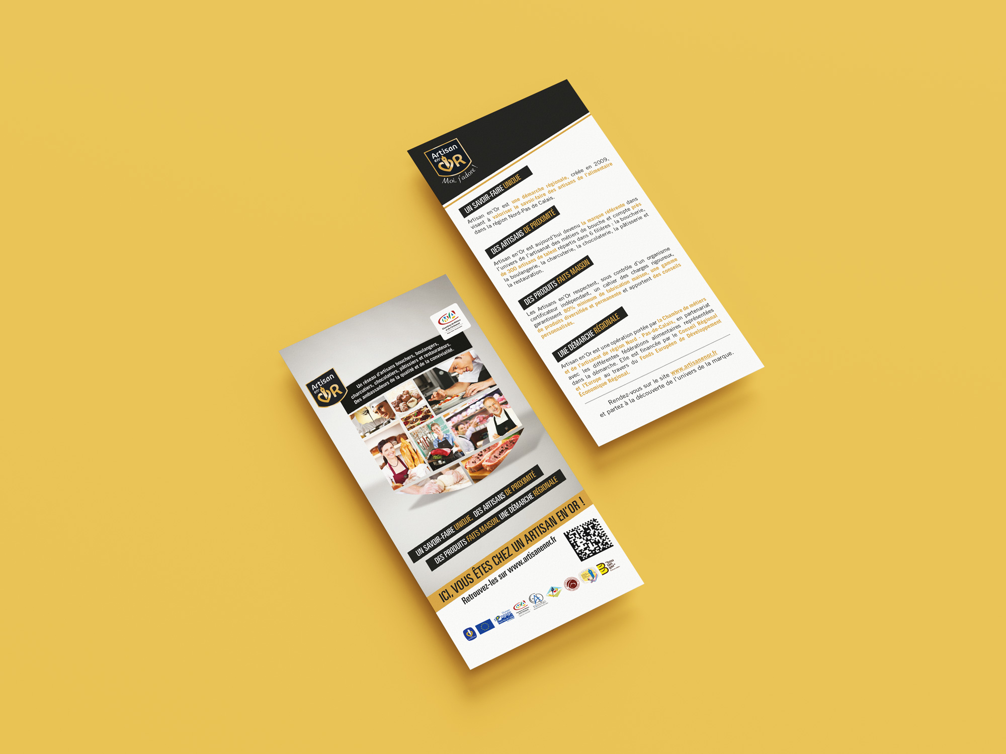 Artisan en Or - Flyer Campagne Artisan en Or.